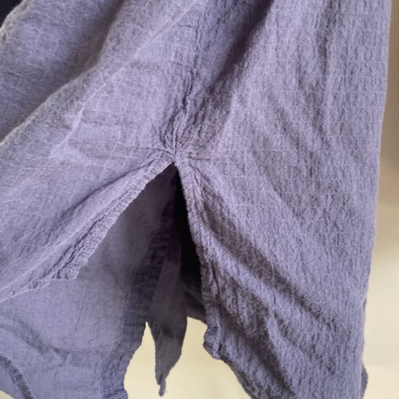 Free People Puckered Check Lover Her Madly Top - Picture 9 of 13